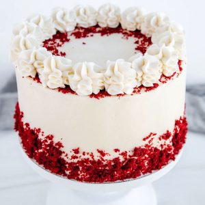 bánh red velvet hay còn gọi là bánh nhung đỏ